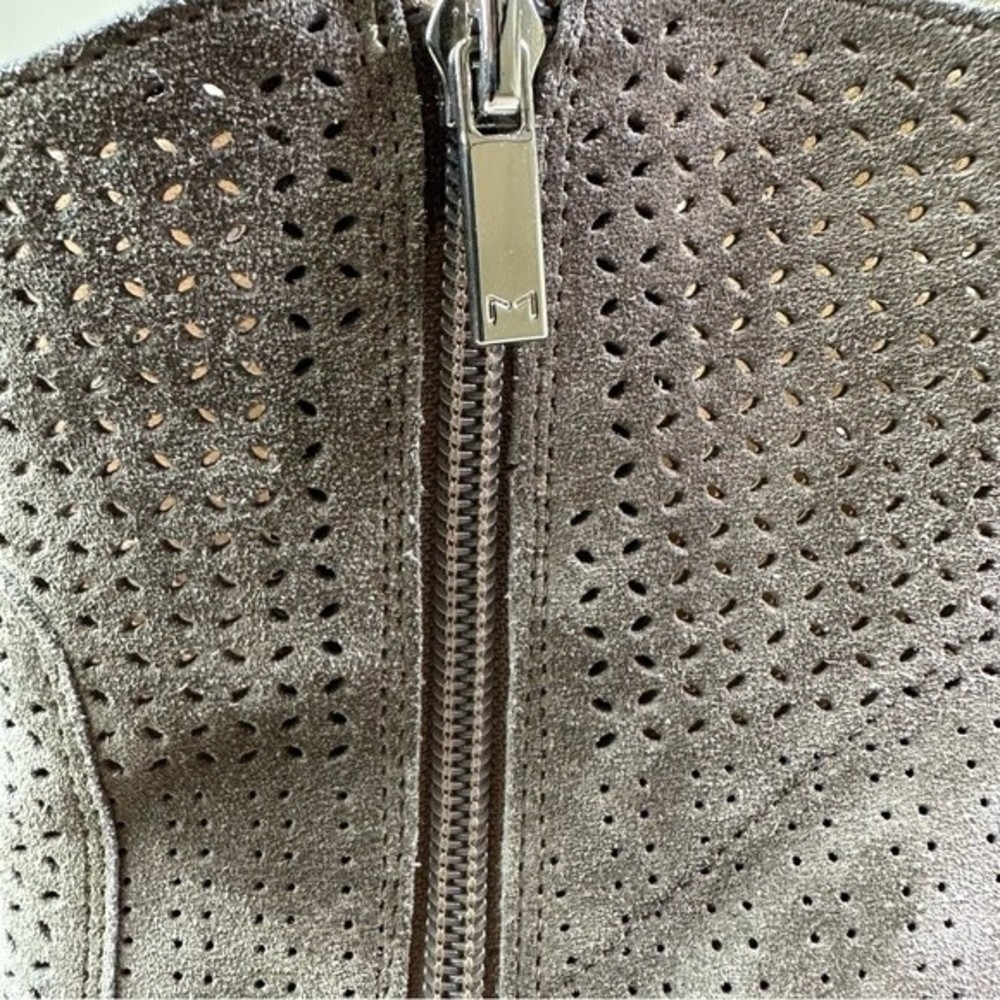 Marc Fisher Daire Perforated Gray Bootie - image 5